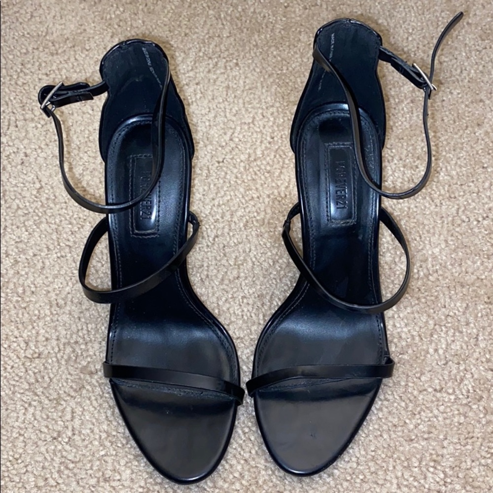 forever 21 wedge black shoes
